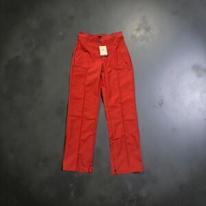 Jordan Women's Active Woven Pants Dune Red Straight Leg Small FN5446-615 NWT